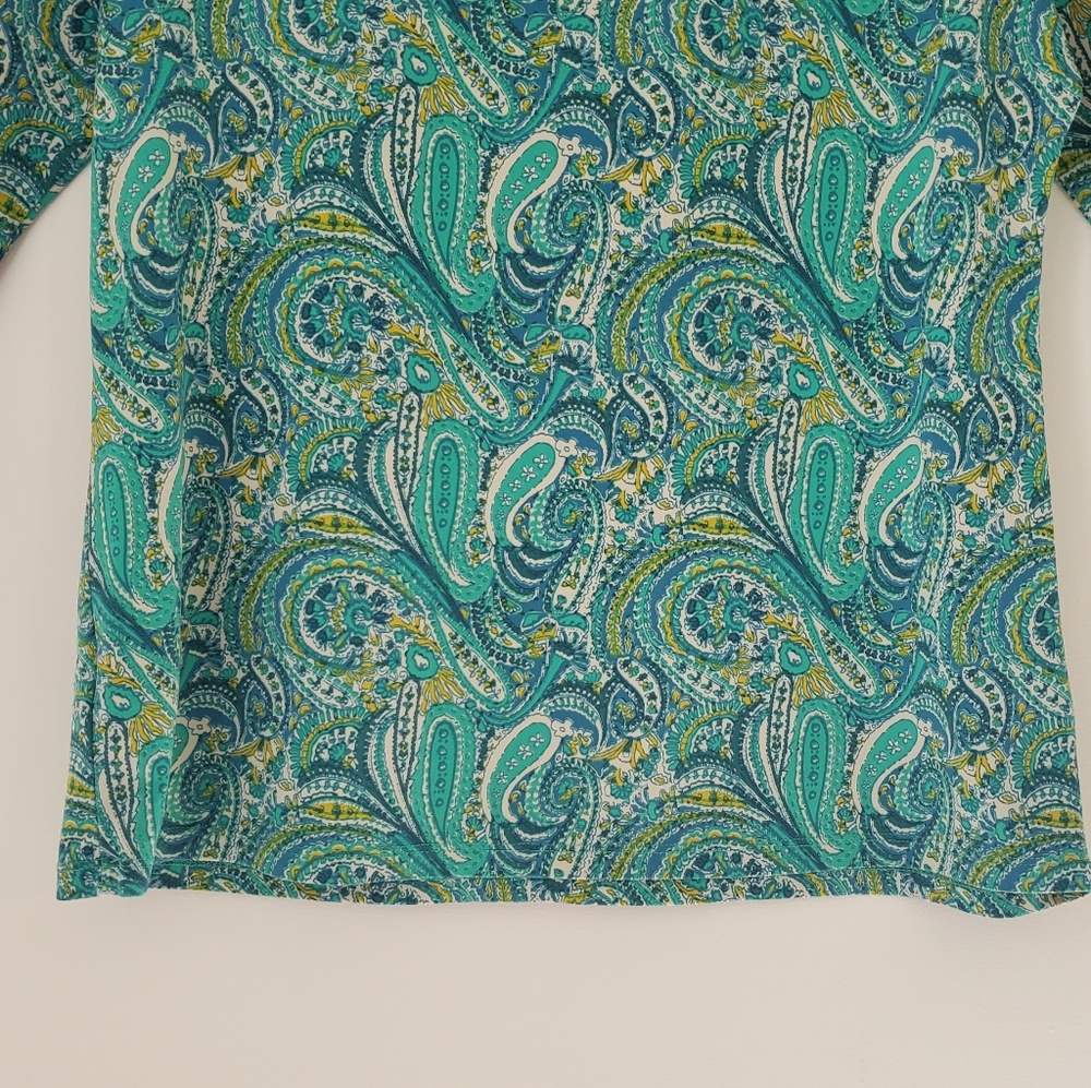 Talbots Half Button Top - Picture 12 of 12